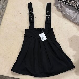Forever 21 Black Suspender Dress